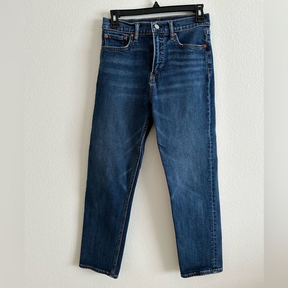 Gap Jeans, Curvy Straight, Size 2 / 26, Dark Wash